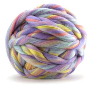 Pastel Multicolor Wool Art Ball - Home Art